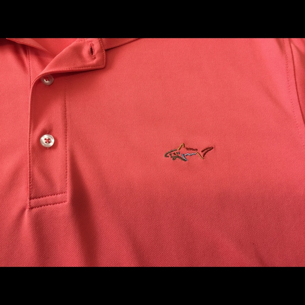Greg Norman Shark brand polo t~ shirt